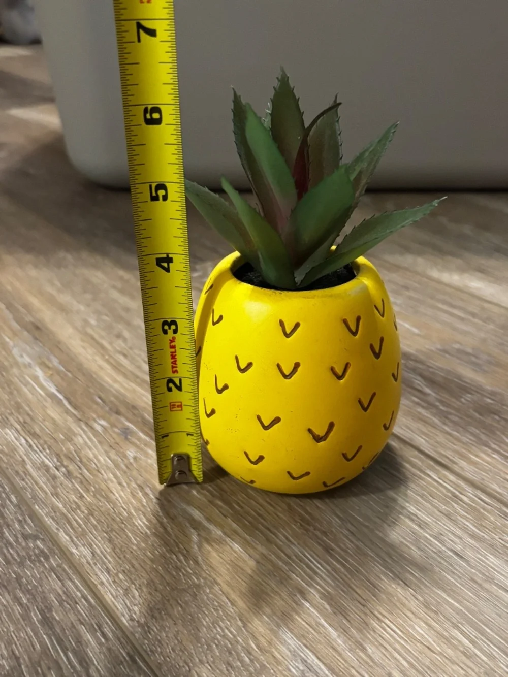Faux Succulent Plant in Pineapple Planter